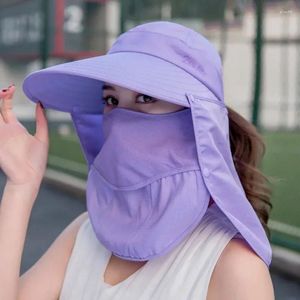 Bandanas Sun Hat Women's Summer Version Of The Korean Anti-uv Electric Car Big Top Can Be Disassembled Wholesale Protective