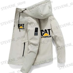 Herrenjacken Herren Wollmischungen Caterpillar Aviator Man Winddichte Reißverschlussjacke Frühling und Herbst Lässiger Stil Büromode Atmosphärische Herren-Sportbekleidung T231121