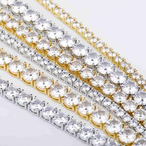 Najlepsze niestandardowe mrożone Bling Diamond Fashion Jewelry Tinnis Bracelets Moissanite Bracelets