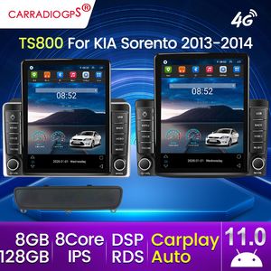 Kia Sorento 2013-2014 용 8G 128G 자동차 DVD 라디오 스테레오 2DIN AutorAdio Navigation GPS 멀티미디어 비디오 플레이어 DVD Carplay Auto 4G DSP