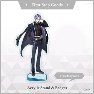 Keychains anime xsoleil vtuber acrílico stand doppio zaion meloco hexade