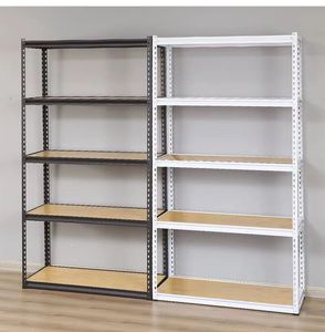100*40*180cm 5-Shelf Steel Freestanding Shelves Silver-Vein HKD230823.34.