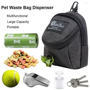Köpek araba koltuğu, taşınabilir açık atıştırmalık ödülü köpek yavrusu eğitim çantası dağıtıcı evcil hayvan torbası belini kaplar