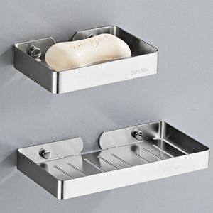 Bathroom Shelves 304 Stainless Steel Bathroom Shelf Wall Mounted Shower Soap Holder Shapoo Storage Organizer Rack Kitchen Bathroom Accessories 230421