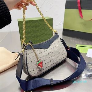 Handtaschen Kette Umhängetaschen Damen Umhängetasche Weave Straps Fashion Zipper Wallet Classic Letter Prints Messenger Handtasche