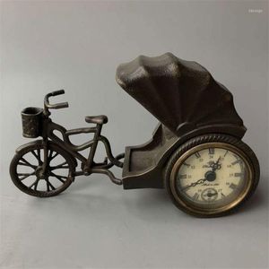 Tischuhren Klassische westliche mechanische Uhr Desktop Reines Kupfer Ornamente Heimtextilien Geschenke Handwerk Großhandel