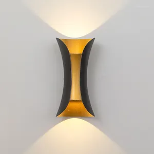 Duvar lambası modern LED Siyah Sconce Akıllı Yatak Çamaşır Odası Dekor Antler Gooseeck Okuma Işık Monte
