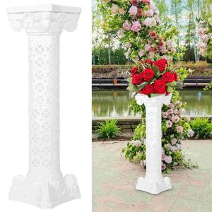 Parti Dekorasyon Urn Çiçek Ekici Vazo Pot Kaidesi Düğün Stand Roman Sütunu Açık Tencereler Ekleyicileri Pillar Figürin Trompet Yolu