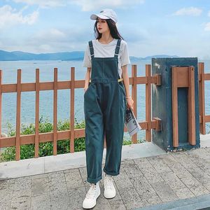 Women's Pants Suspender 2023 Summer Women Fashion Loose Casual Wide Leg Streetwear Hip Hop Harem Overalls Strap Jumpsuit Woman