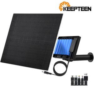 Outros eletrônicos D16E Painel solar com armazenamento de bateria 18650 12V Saída Carregador Power Bank USB Tipo C plug play mini sistema solar para fita LED 231120