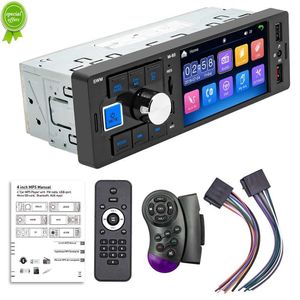 Drahtloses Digitaldisplay Autoradio MP5-Player Single-Din-Autoradio-Player 4-Zoll-Touchscreen-Radio Eingebaute wasserdichte Kamera