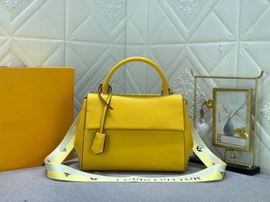 10a 24ss novos designers de alta qualidade sacos 3 tamanhos sacos de ombro de couro macio mini mulheres bolsa amarela crossbody luxo tote moda compras bolsa satchels saco