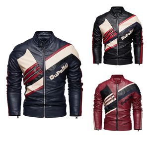 Jaquetas masculinas Mens Jaqueta de Couro Motocicleta Inverno Fleece Quente Biker Vintage Casaco Moto Casual Slim Piloto 231121