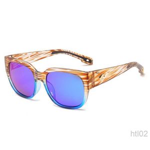 23SS Designer Costas Sunglasses Big Frame Wood Grain Glasses Two Color Polarizing Film Beach Glasses Fashion wwat-3