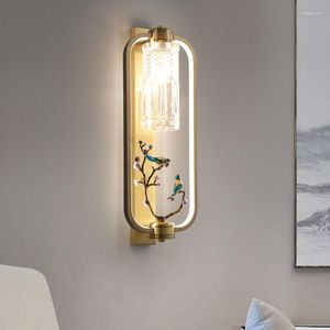 Wall Lamp Chinese Style Living Room Television Background Bedroom Bedside Study Aisle