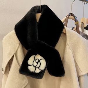 Lenço fofo designer marca cony xales de cabelo luxo feminino cachecóis de inverno ao ar livre quente neckware carta cachecol senhoras acessórios de festa