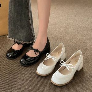 Dress Shoes Block Heels For Women Pumps Slip On Comfortable High-Heeled Shoes Mary Jane Sandals Ladies Shallow Mouth Basketball Platform Lac 231121