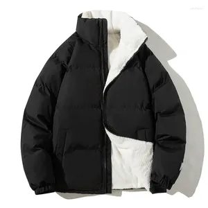 Männer Jacken 2023 Winter Mode Trend Plus Kaschmir Baumwolle Gefütterte Jacke Für Männer Und Frauen Paar Casual Dicke Warme große Mantel 4XL