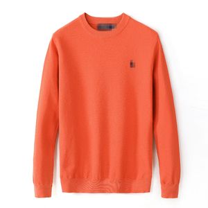 Typischer Herrenpullover Orange Red Brand Pullover Casual Classic Letters Verschiedene Stildesigner bequemes Top