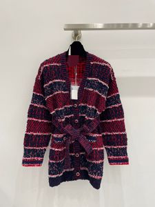 1121 l 2023 pista outono marca mesmo estilo camisola manga longa tripulação pescoço cardigan roupas das mulheres de alta qualidade qian