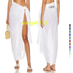 Copricostume da spiaggia sexy colorato Copricostume estivo da donna Sarong Copricostume da spiaggia Gonne Asciugamano in cotone Pareo per le donne