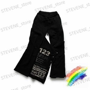 Spodnie męskie RRR123 Modlitwa awaryjna Spodnie dresowe Spodnie Mężczyźni Kobiety 1 1 Wysokiej jakości sznurka czarny zamek błyskawiczny RRR-123 Spodnie kombinezon T231121