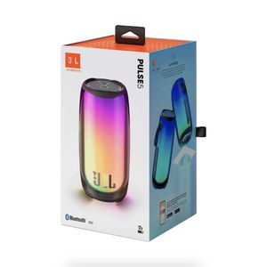 Pulse 5 alto-falante Bluetooth à prova d'água sem fio com show de luzes em tela cheia com efeito de luz alto-falante bluetooth sem fio subwoofer cartão plug-in portátilzf f5