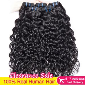 Lace s 30 Inch Brazilian Water Wave Human Hair Bundles VIPBeauty For Black Women Remy Hiar 3 Deal 230420