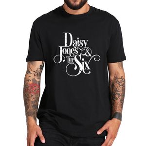 Męskie tshirty Daisy Jones and the Six T Shirt TV Miniseries Band Fan Prezent Prezent Retro Tee Tops 100% bawełny unisex miękki tshirts UE Rozmiar 230420