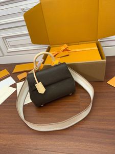클래식 10A 미러 품질의 가죽 크로스 바디 토트 탑 디자이너 호보 가방 여성 고급 브랜드 패션 버킷 가방 루튼 가방 여성 가방 크리스마스 선물 가방