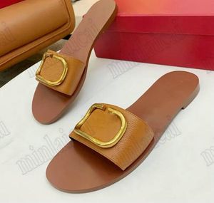 Designer Women's Slipper BIG V SIGNATURE TRANSPARENT POLYMER SLIDE SANDAL For Women design slip-on 5mm LOGO PVC flat sandals Summer Beach Shoes