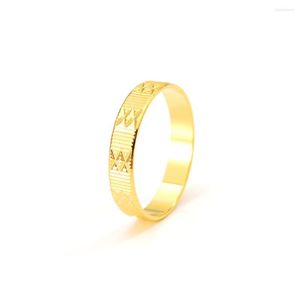 Bröllopsringar 2st män kvinnor bijoux femme engagemang smycken anel guld ring ouro anillos bague aneis casamento joias bijouterie