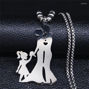 Chains Wedding Stainless Steel Long Necklace Women Chain Jewelry Acero Inoxidable Joyeria Mujer N1060S08