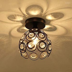 Ceiling Lights 3 Pcs Crystal Light Fixture Mini Chandeliers Semi Flush Mount Lamp For Hallway CNIM Ho