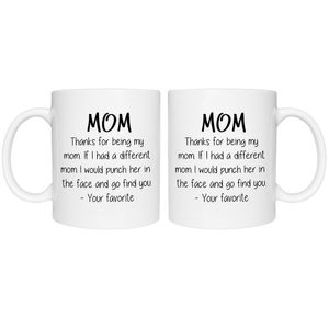 Wasserbecher mit Henkel, lustige Kaffeetasse, bestes Muttertagsgeschenk für Mama, Frauen, einzigartiges Geschenk – Top-Geburtstagsgeschenk für eine Mutter – lustige, coole Neuheit Tasse – 11 oz