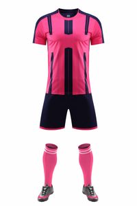 Maglie da calcio per adulti per bambini Ragazzi e ragazze Set di vestiti da calcio Set da calcio giovanile tuta da allenamento con calzini + parastinchi 006