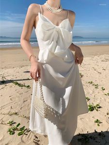 Casual Dresses Women Elegant White Dress Summer Fashion Off Shoulder Chic Bodycon Evening Wedding Party Prom One Piece Clothing 2023