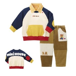 Hoodies tröjor pojkar långärmad hoodie tecknad söt pullover toppar baby pojke kläder koreanska barn tröja tröja 231120
