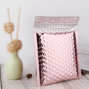 Borsa per bolle di pellicola alluminizzata con oro rosa in alluminio abbigliamento per pacchetti di pacchetti di pacchetti da pacchetti shock bobble bobble busta bolla