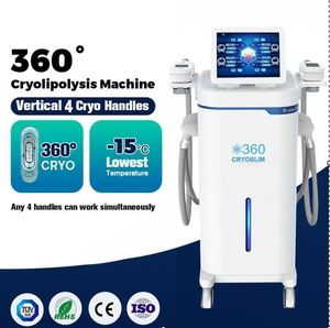 Original emagrecimento Freeze Cryolipolysis Máquina Cryolipolysis 360 Cell Remover Corpo Emagrecimento Perda de gordura Peso reduzir gordura Congelamento máquina de beleza com copos diferentes