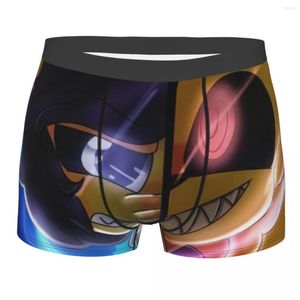 Underpants Flexvega Ans Mikecrack Underwear Men Sexy Printed Custom Cartoon Pattern Boxer Shorts Panties