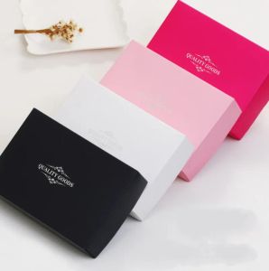 Подарочная упаковочная коробка картонные коробки для носков картонная бумажная бумажная бумажная коробка с крышками для нижнего белья