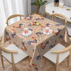 Tovaglia Beige Fattoria Galli Tovaglia Quadrata Copertura Lavabile Per Cucina Festa Da Pranzo Quotidiana Decorazioni Da Tavolo Per La Casa