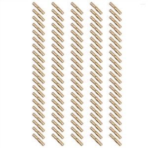 Correntes 100pcs latão escondido barril dobradiças jóias caixas de madeira armário invisível móveis dobradiça 4x20mm