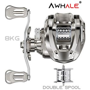 Mulinelli da pesca a mosca2 2023 5 1BB Sistema frenante magnetico Bobina da baitcasting Rapporto di trasmissione 6 3 1 Ruota ultraleggera per mano sinistra e destra 231120