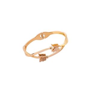 Trend Bangle Fashion Koreańska wersja wiosennej i letniej stali tytanowe Rose Gold Stereo Matte Mat Bransoleta Kobieta Smal