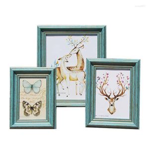 Frames Classic Europe Po Frame Resin 5 Inch-12 Inch A4 Picture For Home Wedding Table Desktop Hanging Decoration Gift