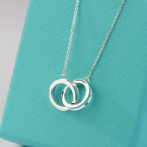 Initial Designer Pendant Necklaces Women Chain Couple Gift with Gift Box Original Design Fashion Brand Jewelry