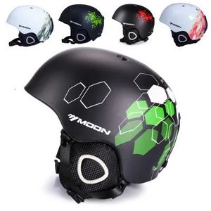 Ski Helmets MOON Adult Ski Helmet CE Certification PCEPS Adult Ski Helmet Snowboard Helmets Skating Skateboard Helmet Snow Sports 231120