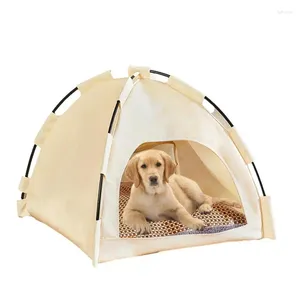 Dog Carrier Pet Tent Cats House Portable Houses Puppy Teepee Cat Bed 42 38CM Cage Fence Outdoor For